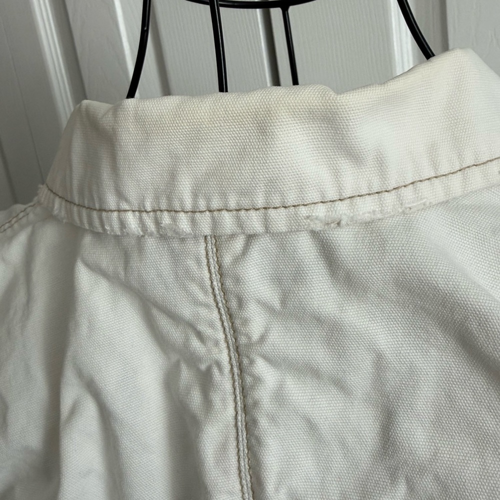 Periscope Women's White Denim Jacket, L - Picture 7 of 8